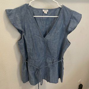 J.Crew Chambray Top